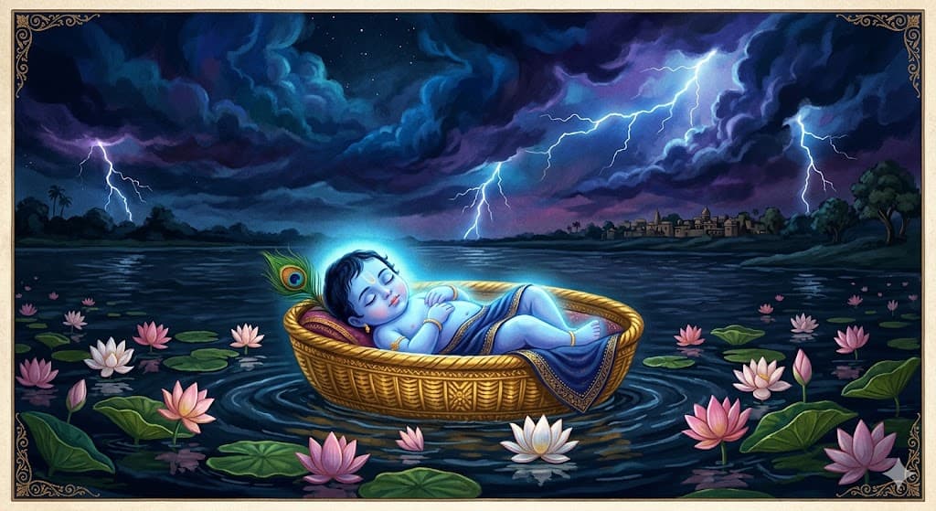 Baby Krishna is Born