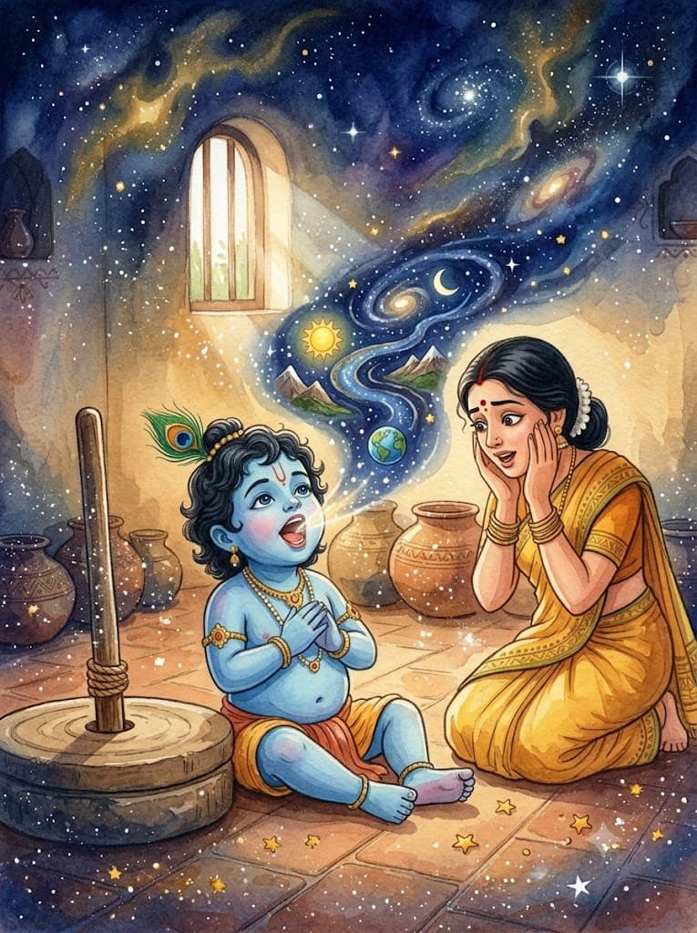 The Universe in His Mouth